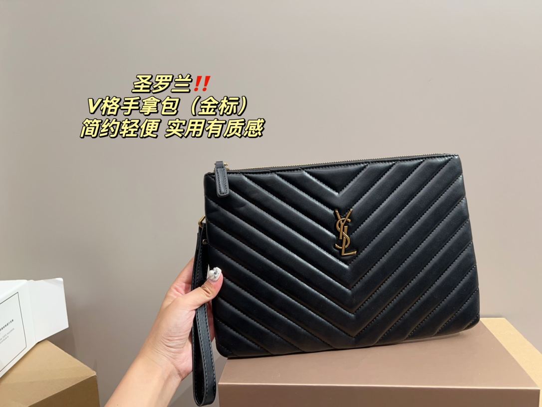 YSL Clutch 002 DB021 29cm