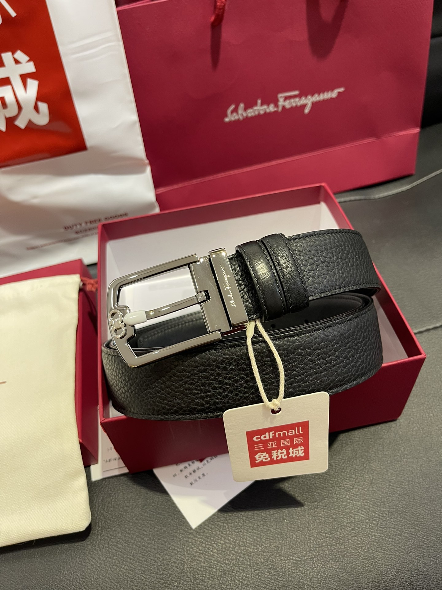 FERRAGAMO Belt 001 22PJ081 3.5cm