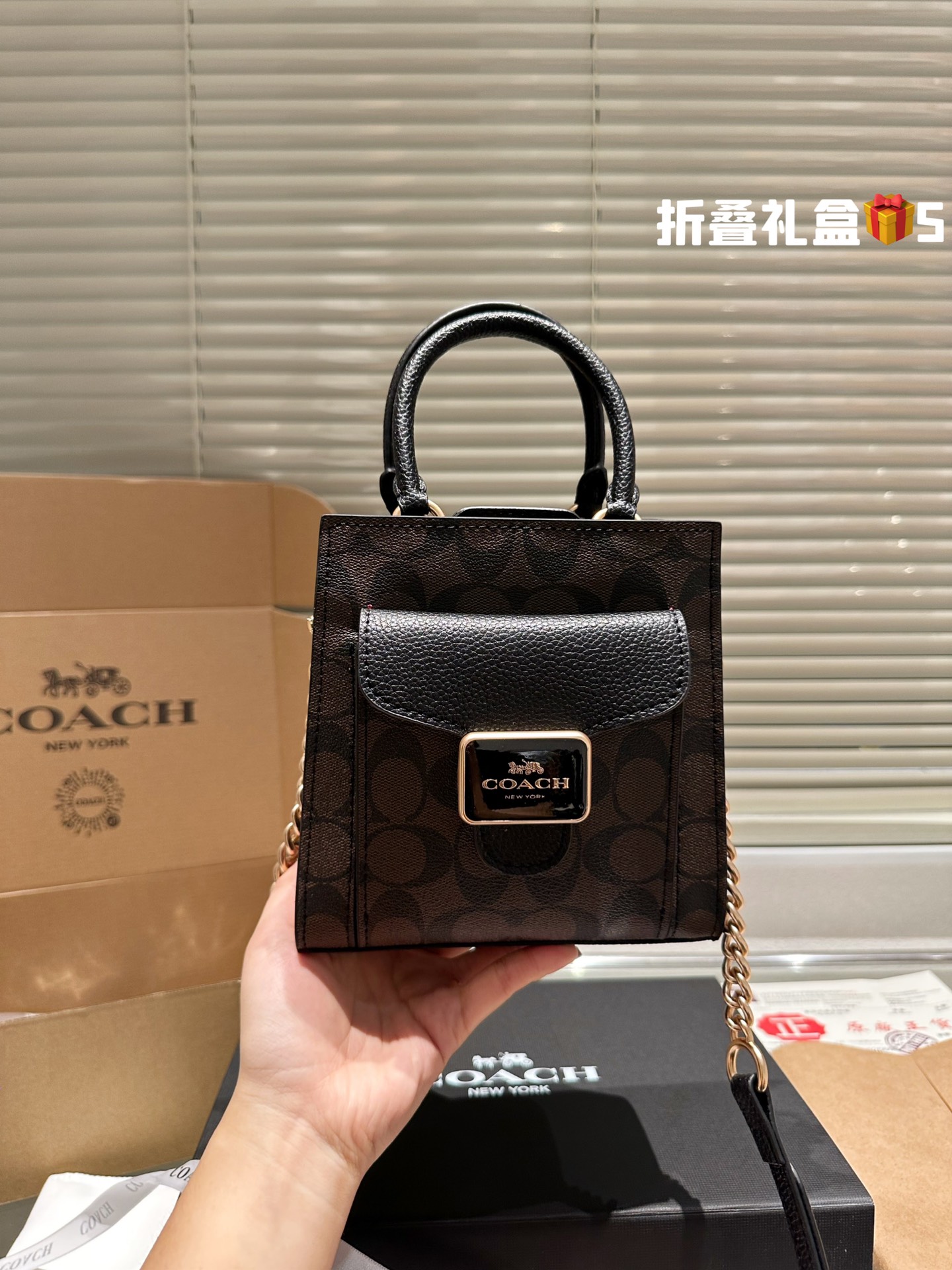 COACH Handbag 013 LLS071 17cm