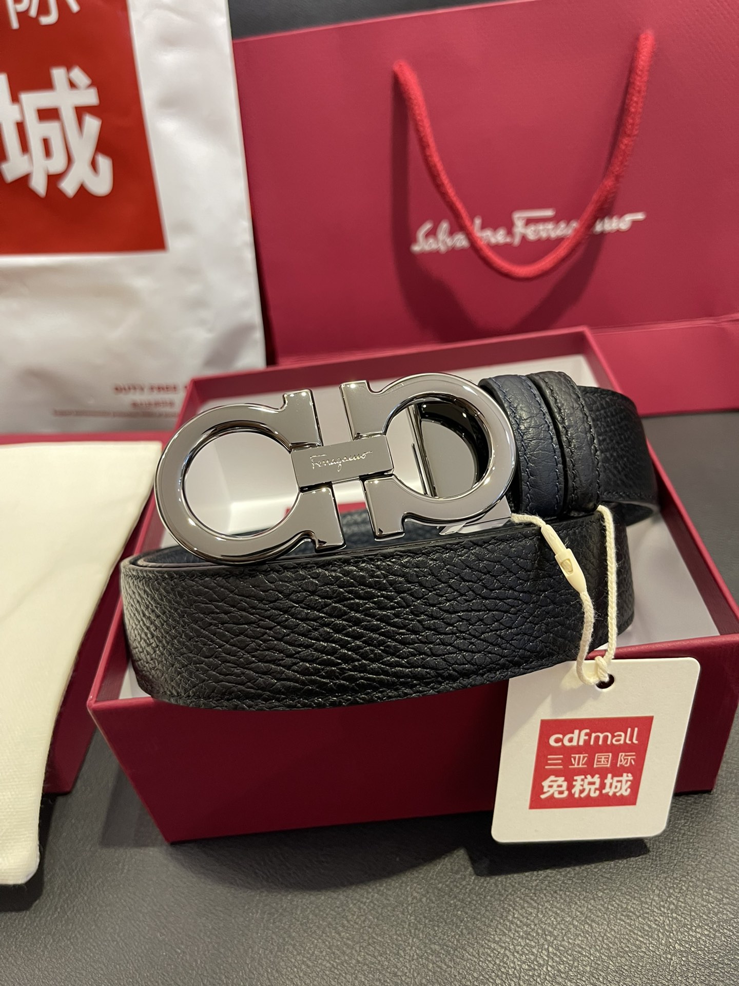 FERRAGAMO Belt 002 22PJ081 3.5cm