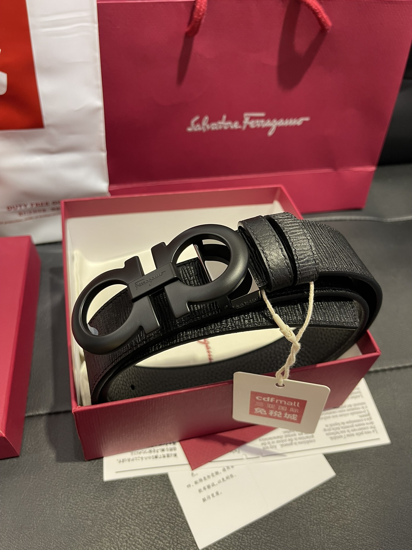 FERRAGAMO Belt 002 22PJ081 3.5cm