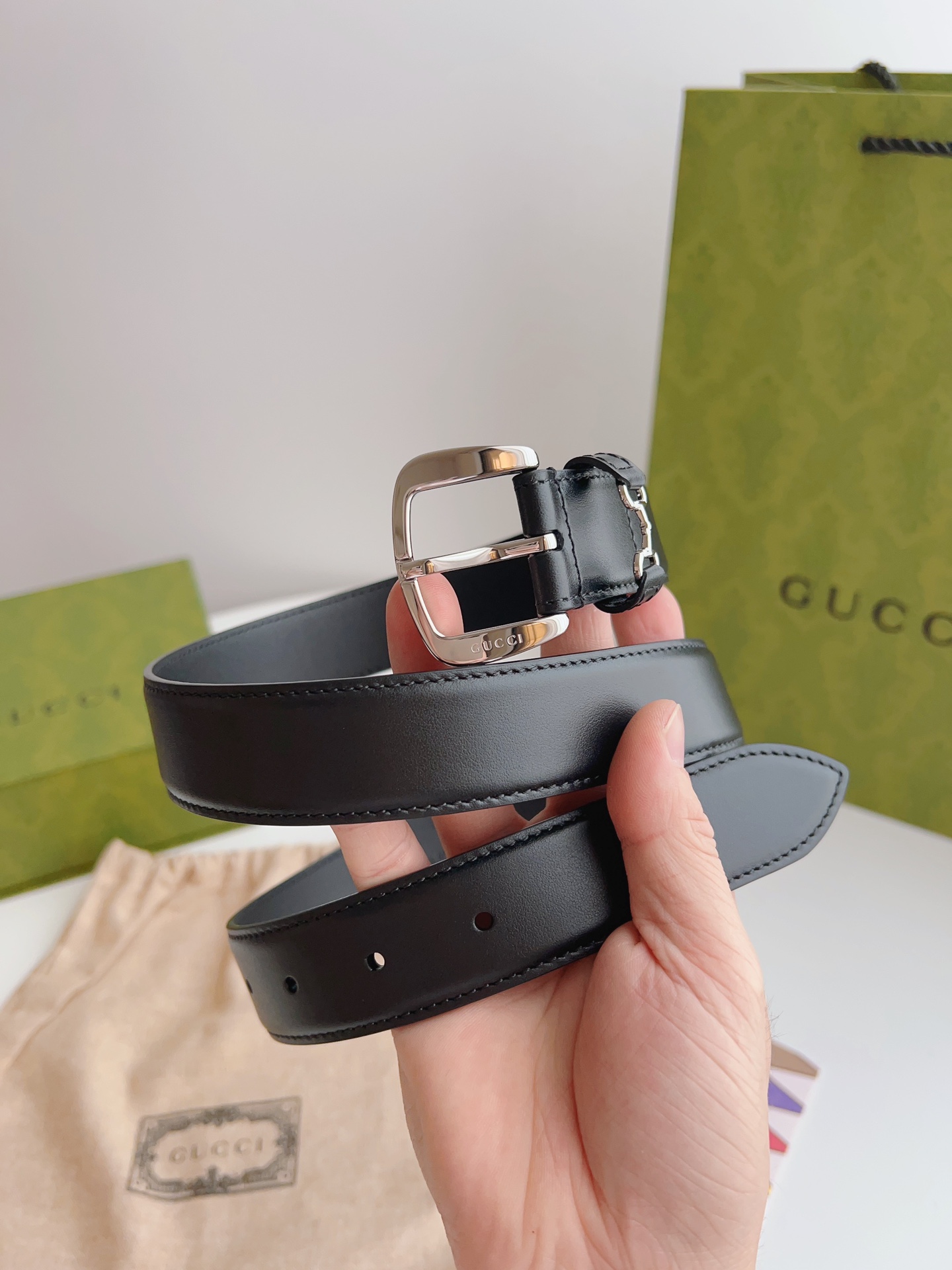 GUCCI Belt 014 22PJ071 3cm