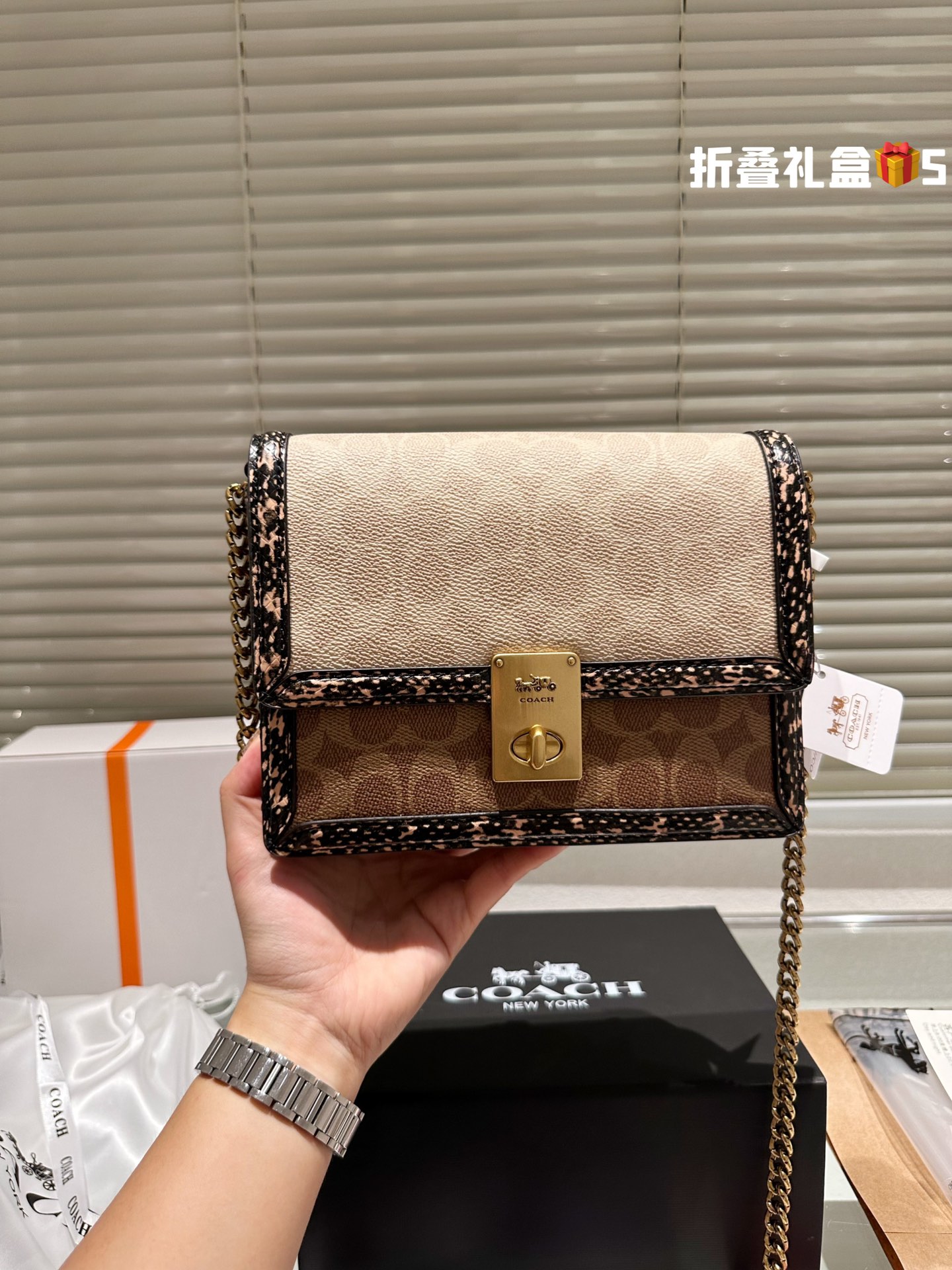 COACH Chain Bag 003 LLS091 21cm