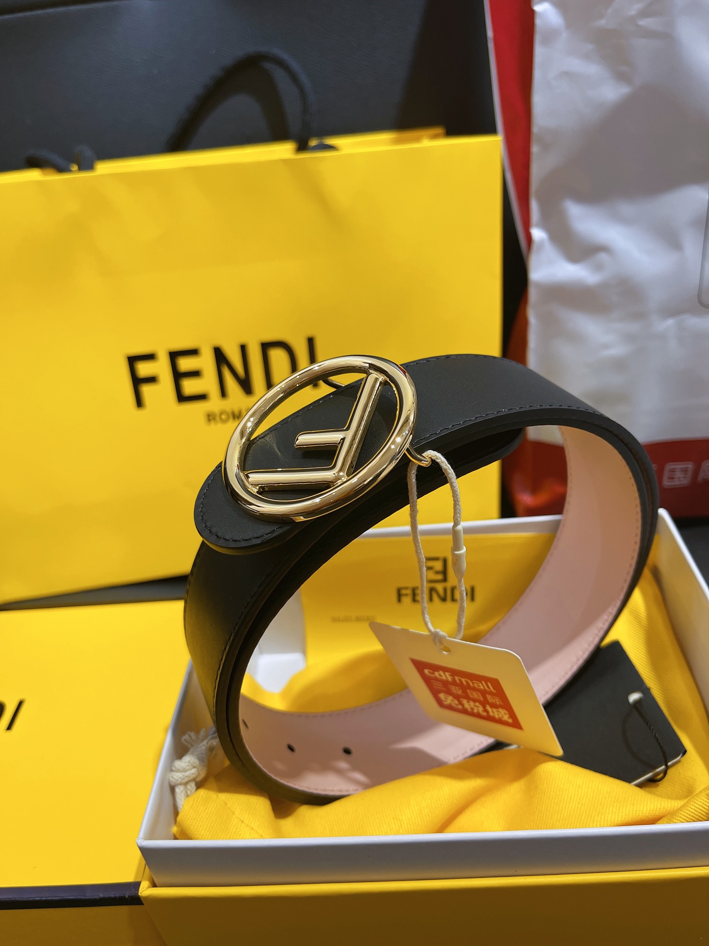 FENDI Belt 001 22PJ081 3.8cm