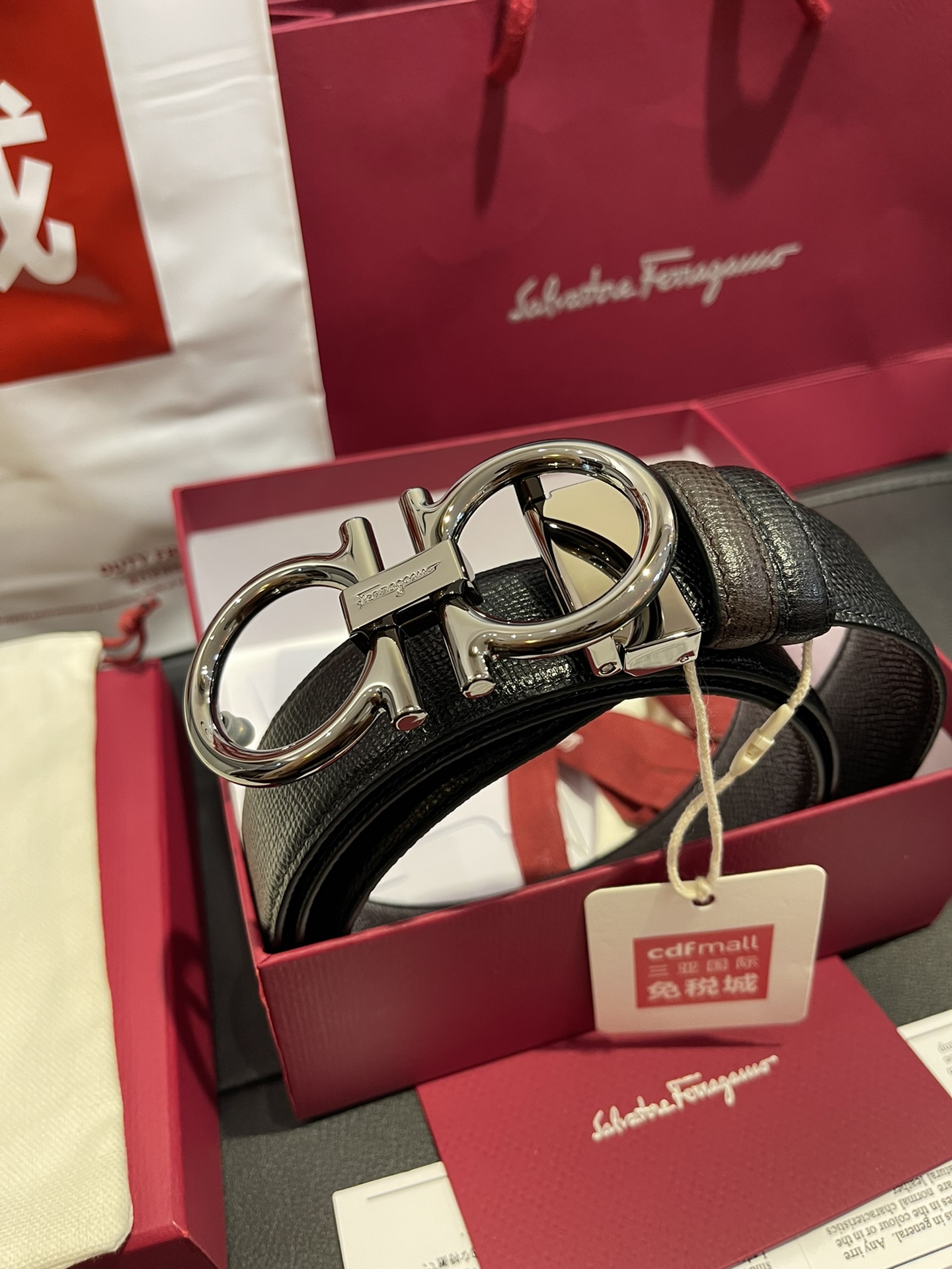 FERRAGAMO Belt 002 22PJ081 3.5cm