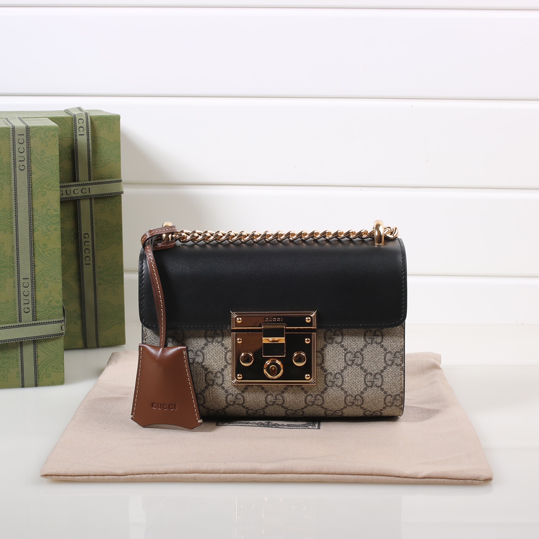 GUCCI padlock chain bag 409487