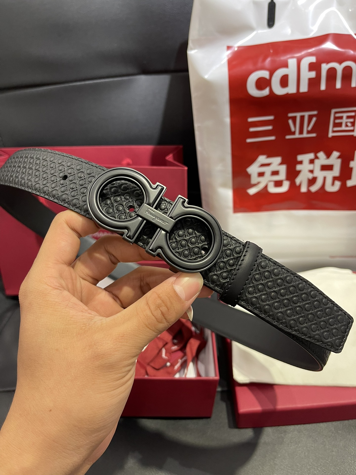 FERRAGAMO Belt 002 22PJ081 3.5cm