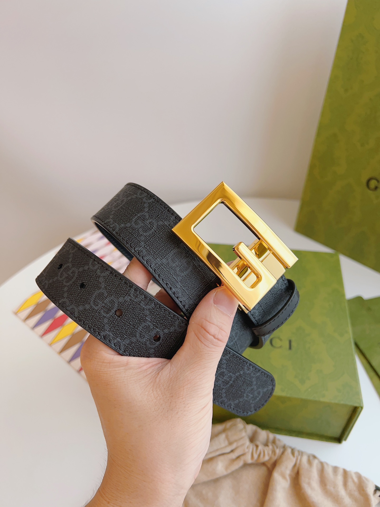 GUCCI Belt 015 22PJ071 3.5cm