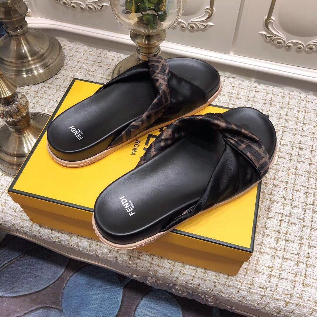 Fendi 丝巾拖002
