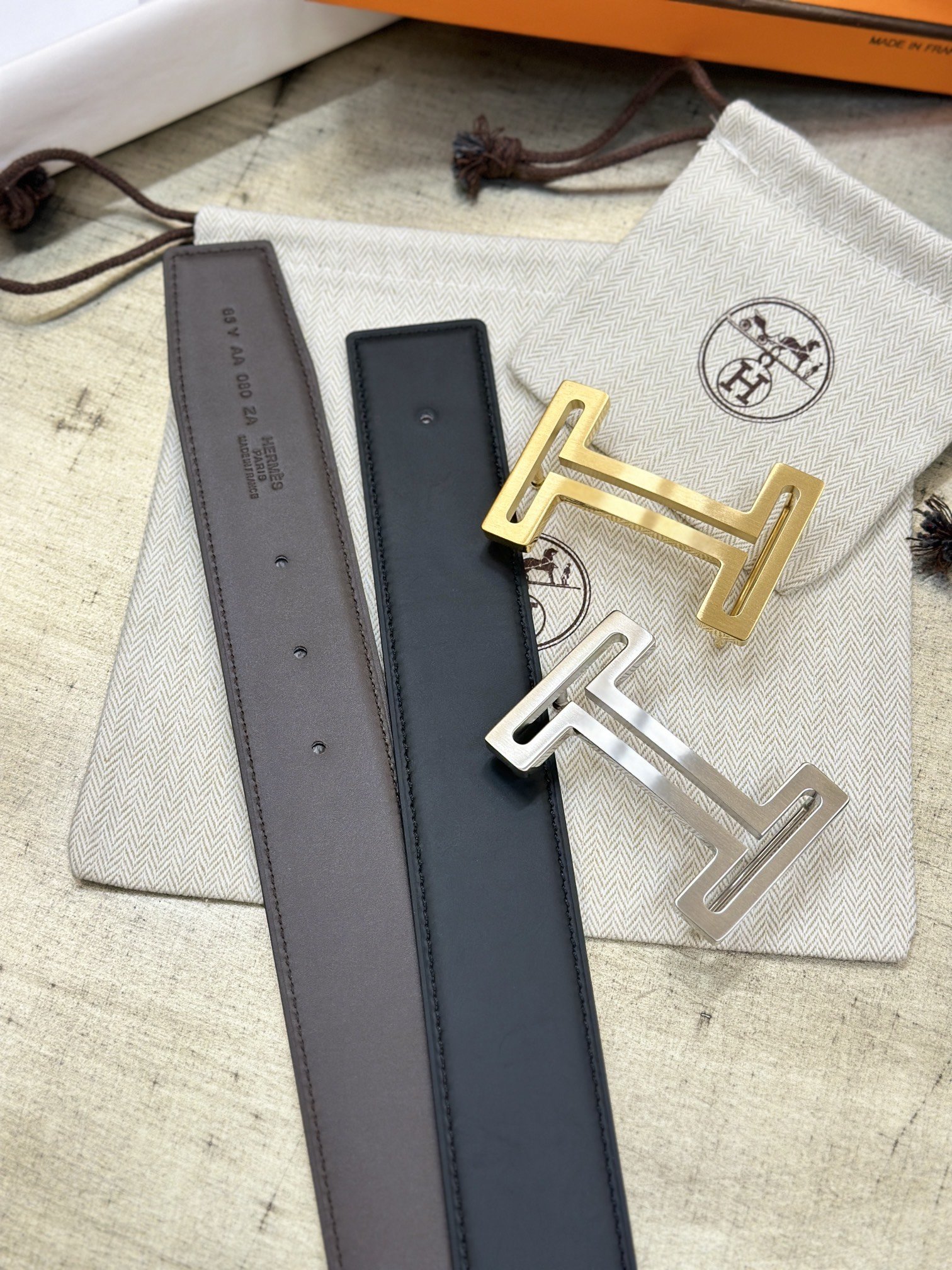 Hermes Belt 025 22PJ081 3.8cm