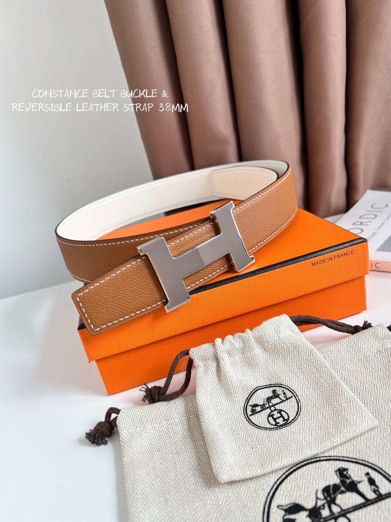 Hermes Belt 008 22PJ091 3.8cm