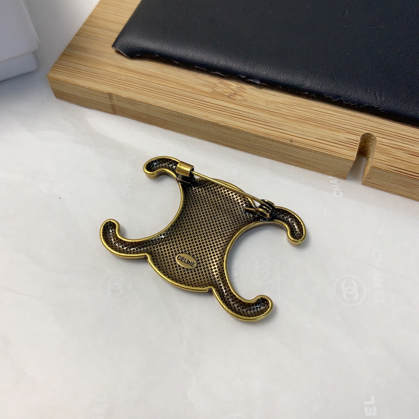 Celine Jewelry Brooches Arc de Triomphe full diamond brooch