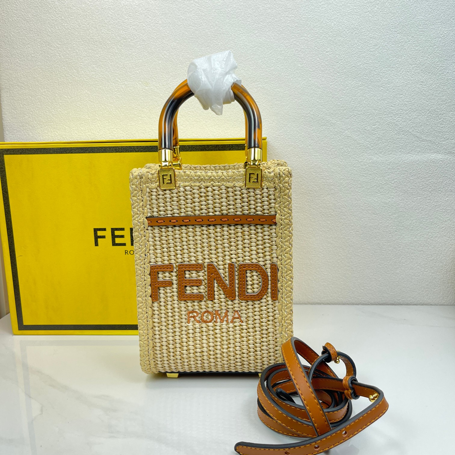 Fendi Bag Fendi Sunshine Top Handle Bag 80036