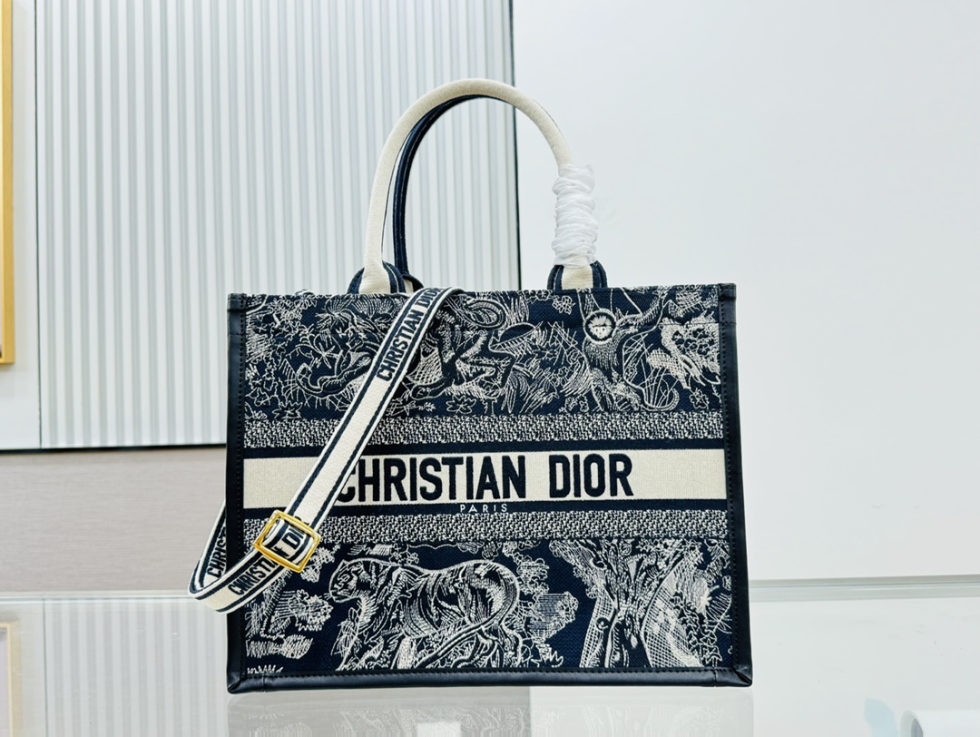 10A + top quality Dior Book Tote With Strap 8833 LM012042062 26-42cm