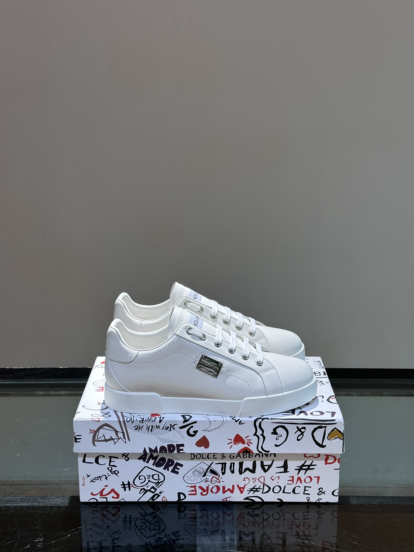 D&G Shoes Casual Shoes Cowhide Shoe