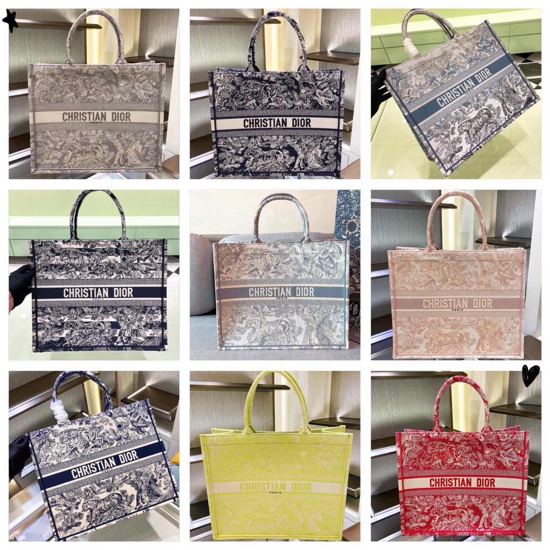 10A + top quality Large Dior Book Tote 1286 DLAM042 42cm