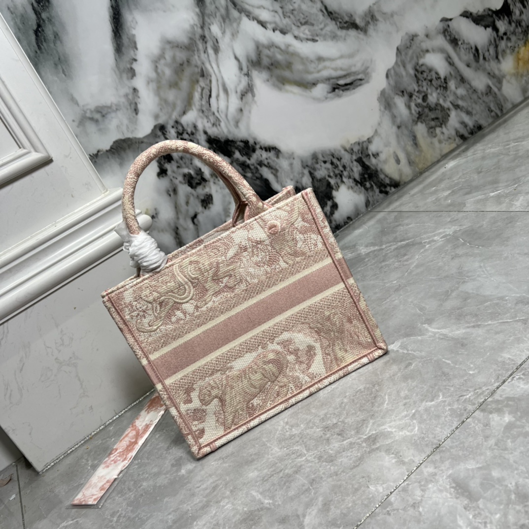 10A + top quality Small Dior Book Tote 0175 XB012 26cm