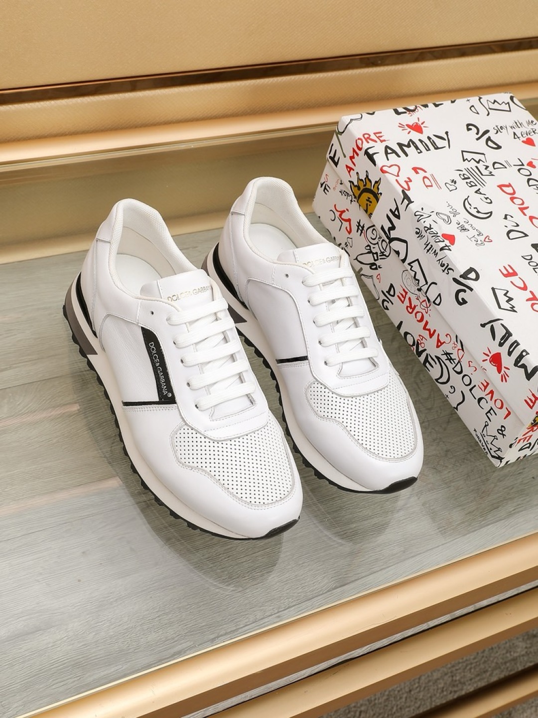 D&G Shoes Sports Shoes Leather