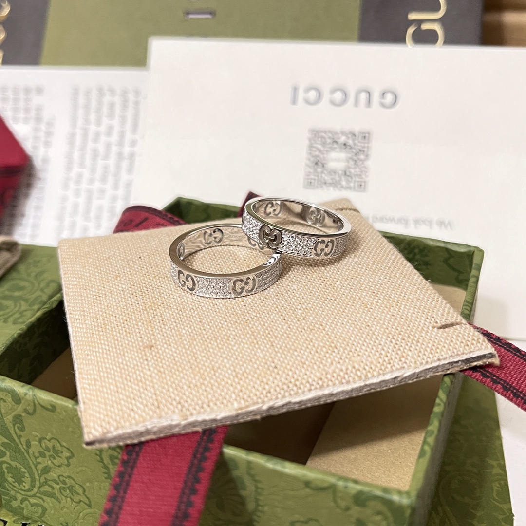 Gucci Jewelry Rings Full diamond ring means