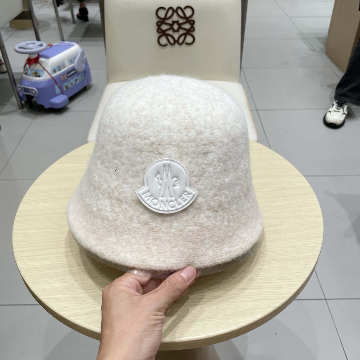 Moncler Hat Knitted Warm Bucket Hat Accessories