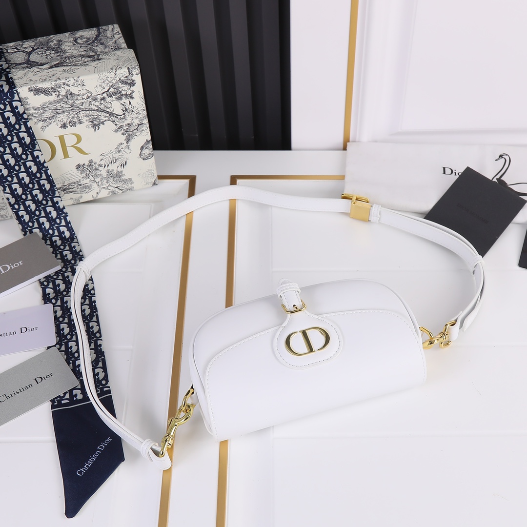 Dior Bobby East-West Bag White 2012 XM071 22cm