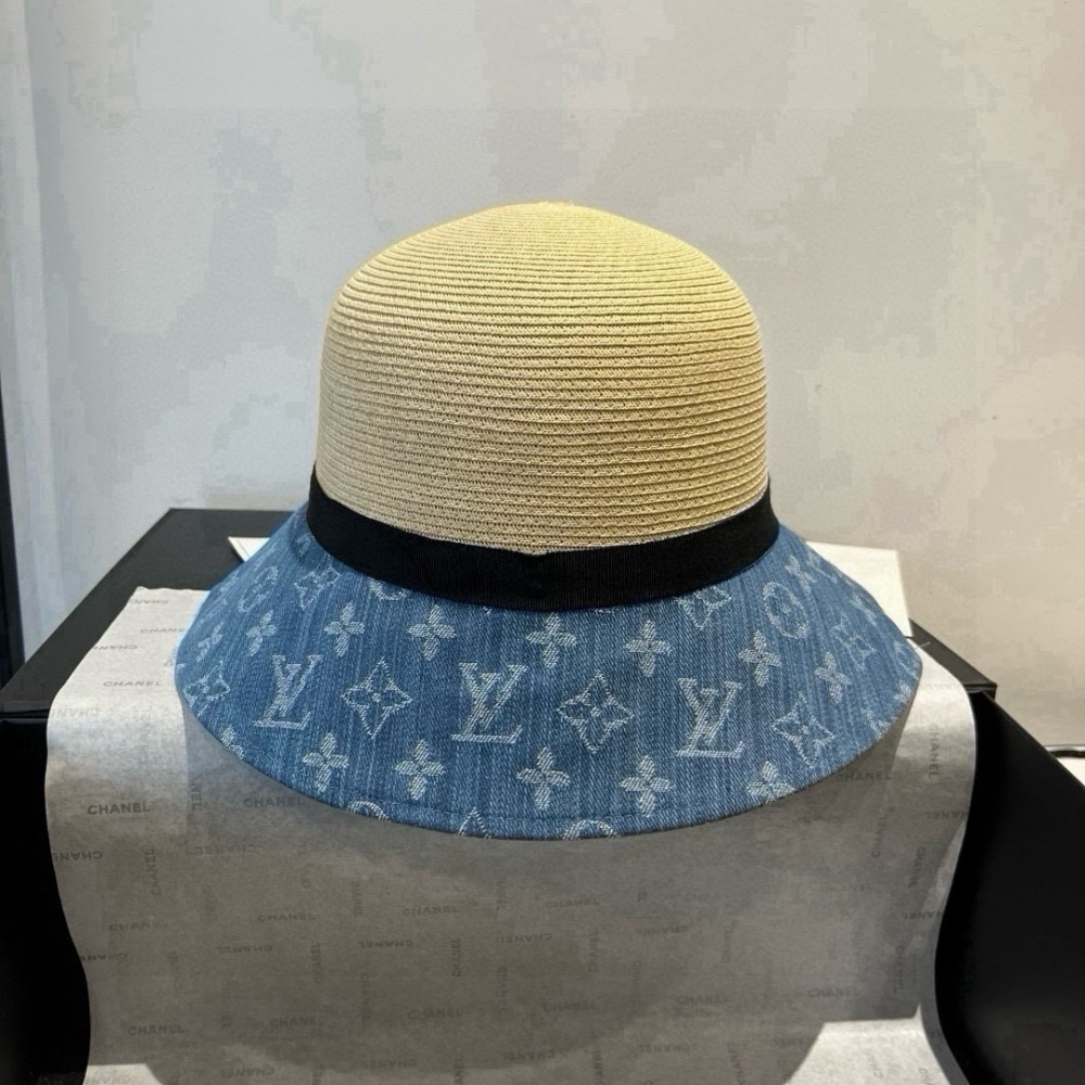 Louis Vuitton Hat Raffia Straw Hat 57cm Accessories