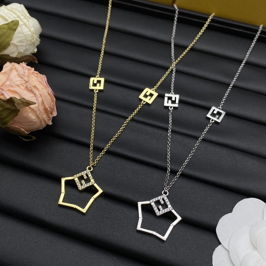 Fendi Jewelry Necklace Star Design