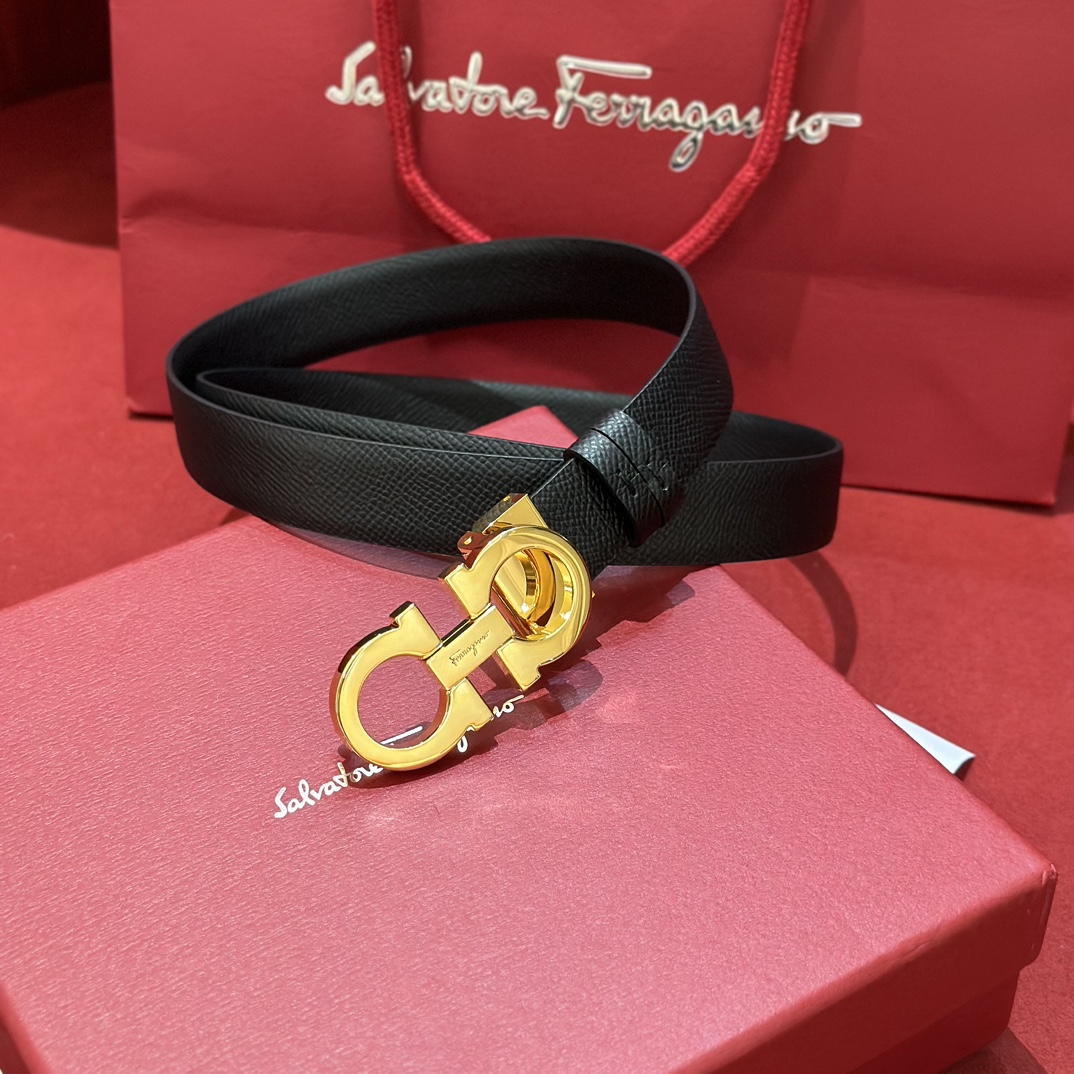 FERRAGAMO Belt 005 22PJ081 2.5cm
