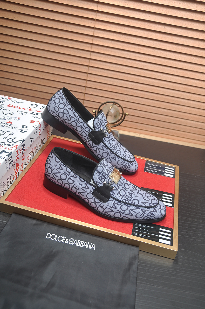 D&G Shoes Leather shoes Cowhide Shoe