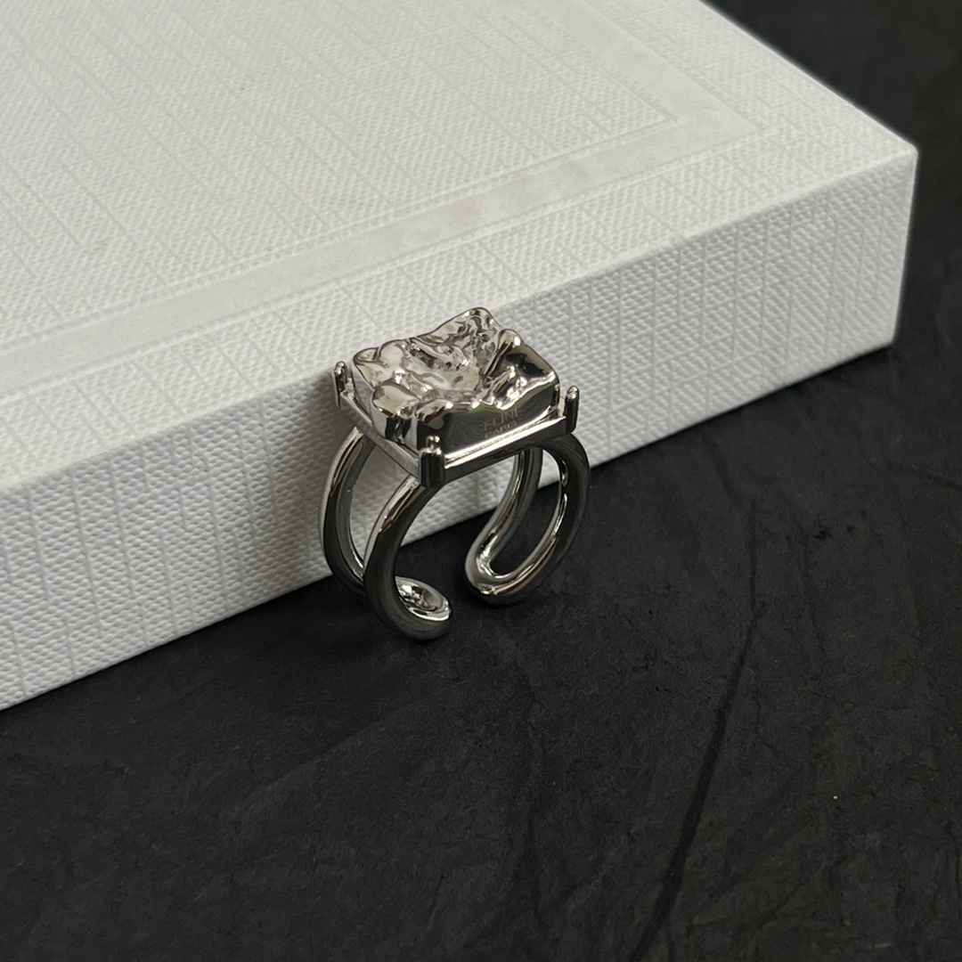 Celine Jewelry Rings Irregular Opening Ring