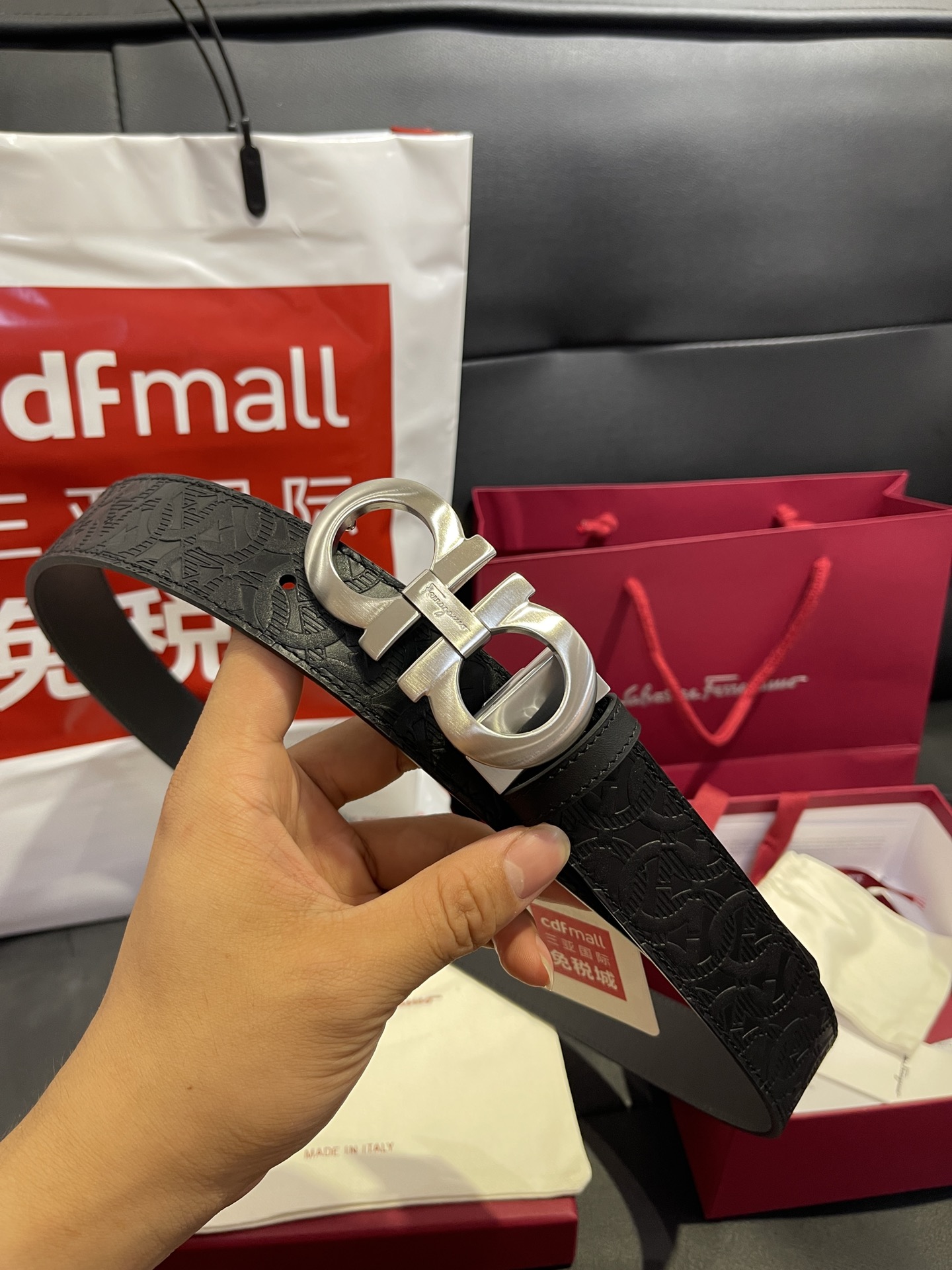 FERRAGAMO Belt 002 22PJ081 3.5cm