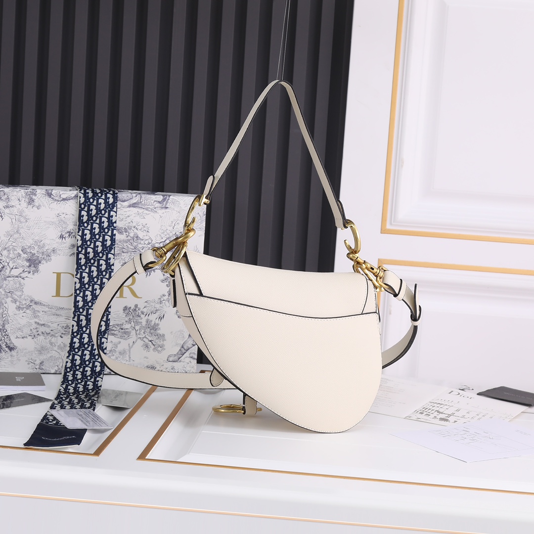 Saddle Bag White 6677 XB012 25.5cm