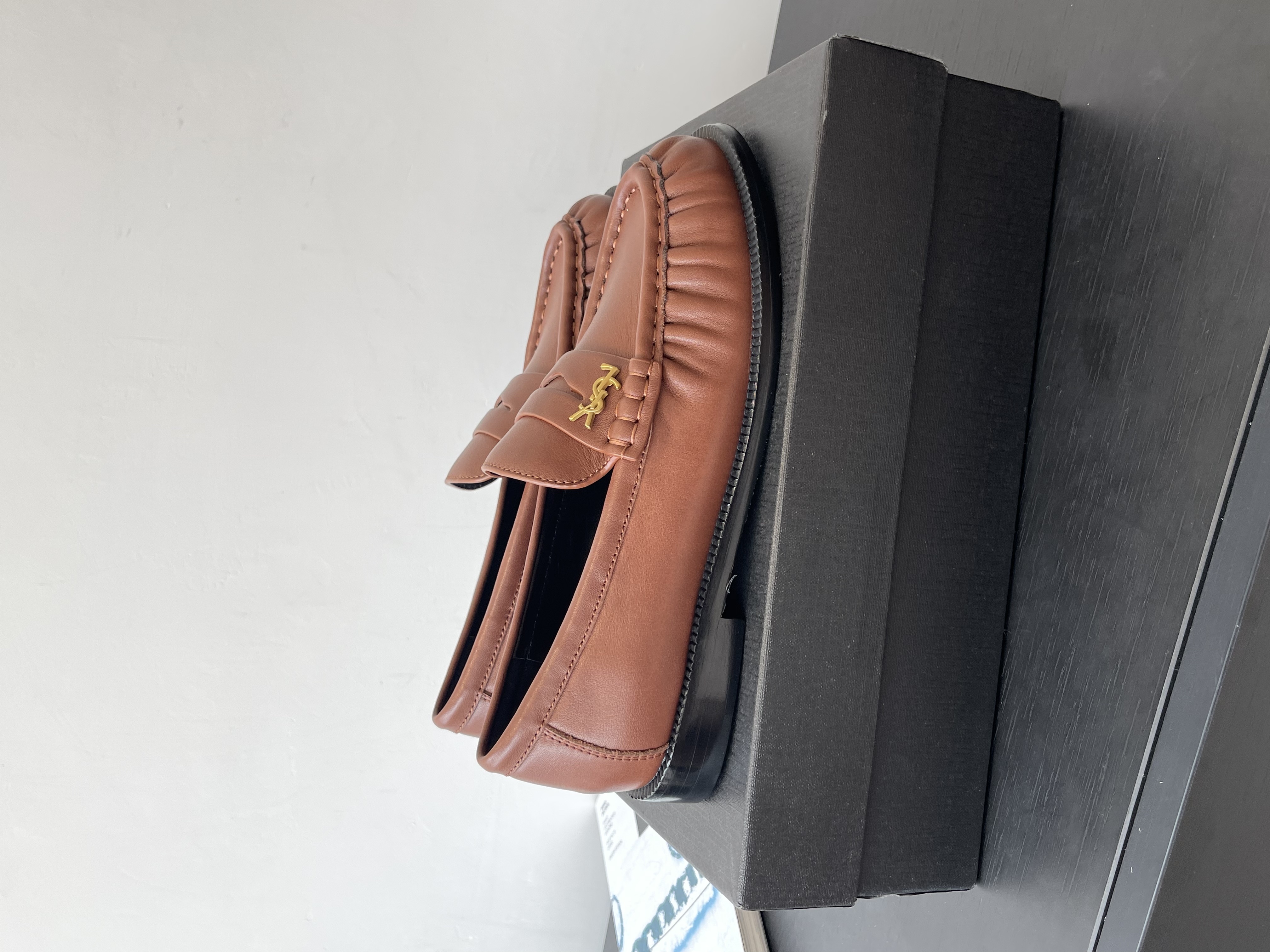 Saint Laurent Shoes Loafers Cowhide