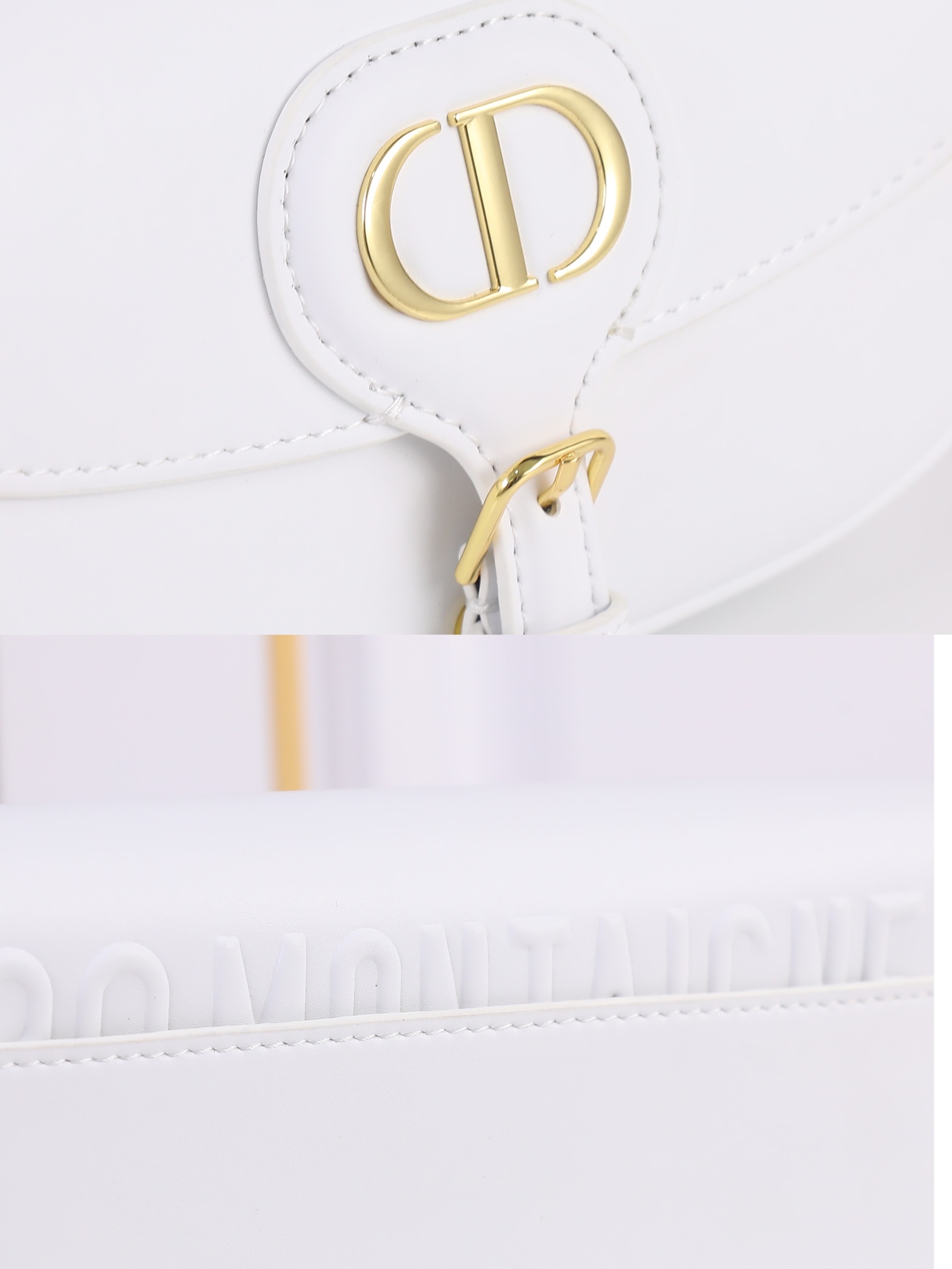Dior Bobby East-West Bag White 2012 XM071 22cm