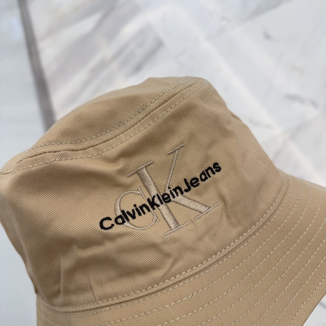 CK Hat Embroidered Bucket Hat Accessories