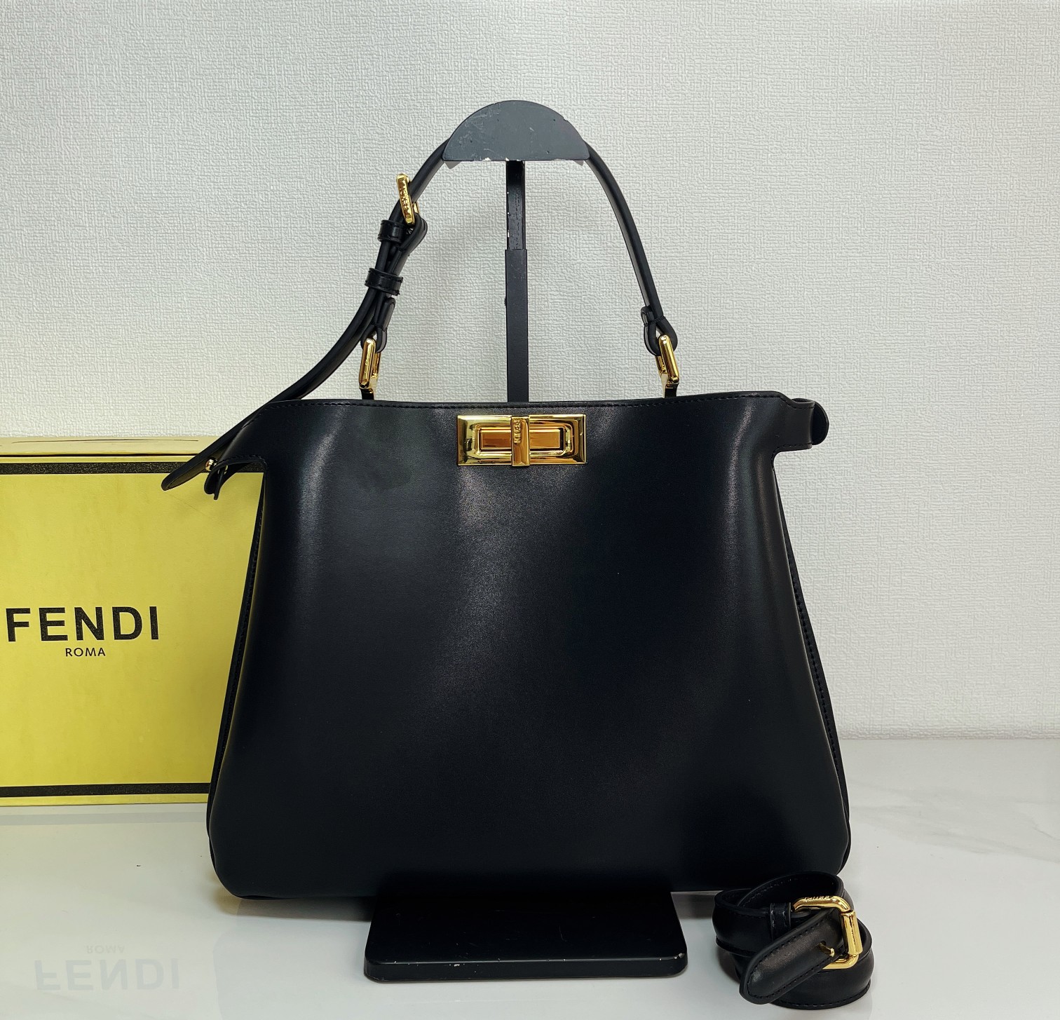 Fendi Bag Peekaboo Soft Top Handle Bag