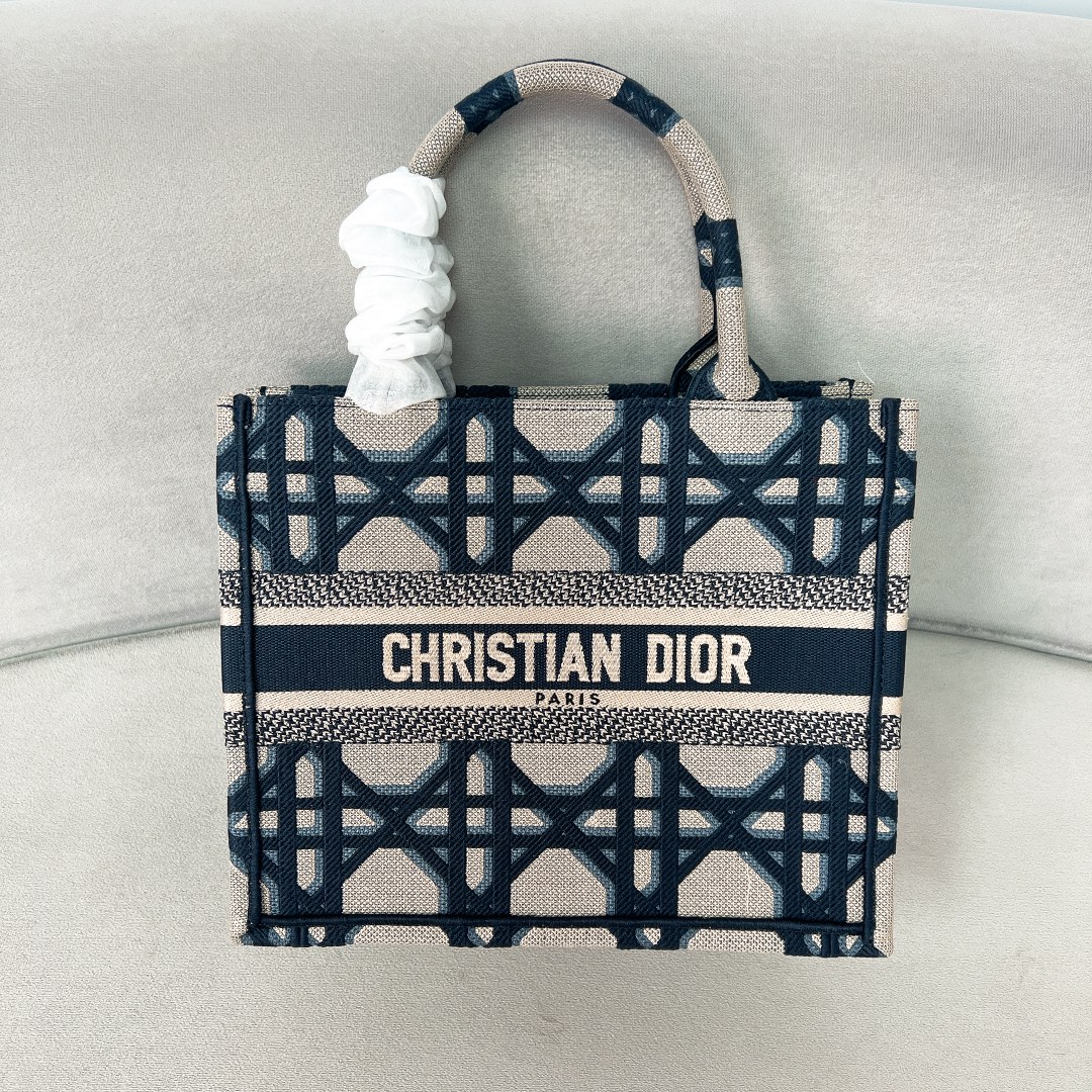 10A + top quality Small Dior Book Tote 1265 DLAM012 26.5cm