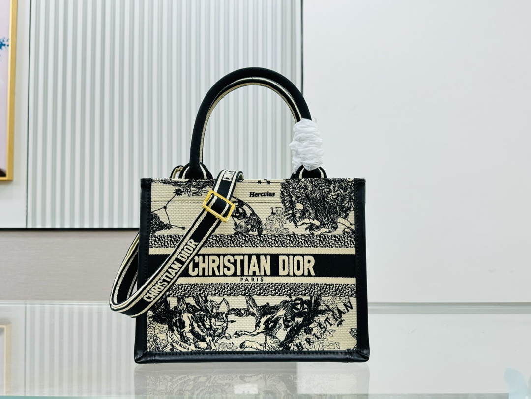 10A + top quality Dior Book Tote With Strap 8833 LM012042062 26-42cm