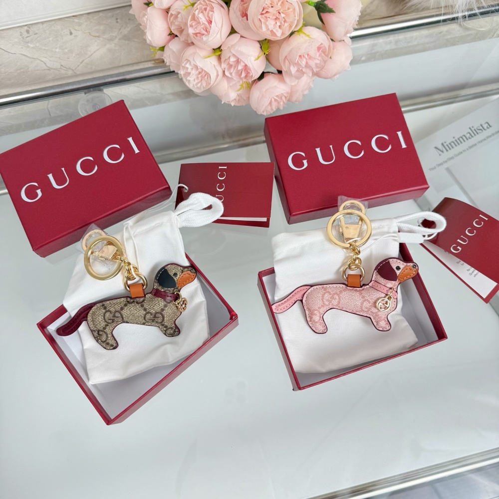 Gucci Key Chain Dachshund Keychain Charms Accessories
