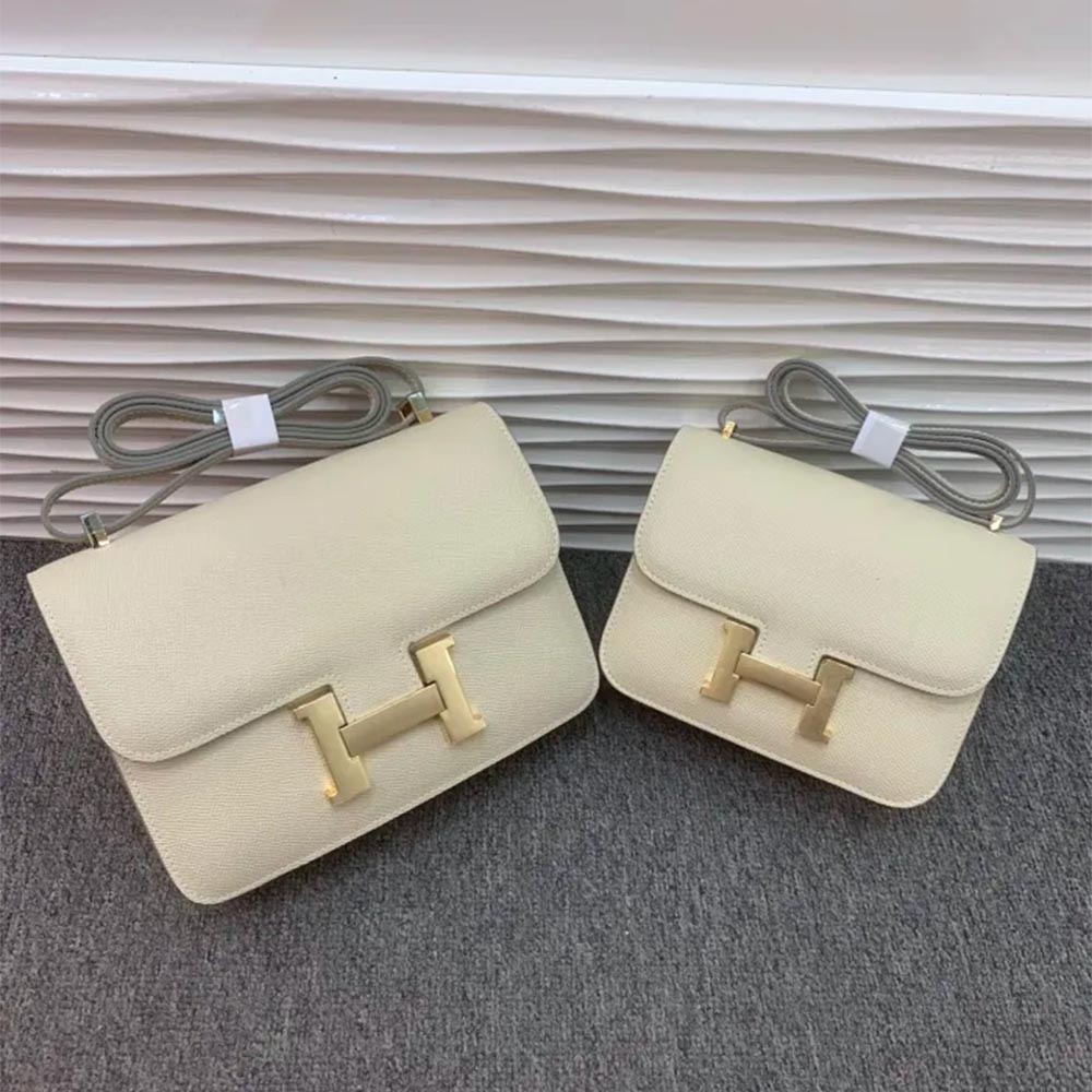 Hermes001LM002012 Golden logo large 23CM small 19CM