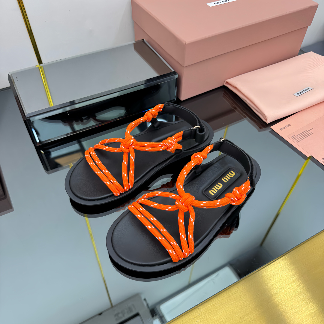 Miu Miu Shoes 25 Summer New Women's Sandals