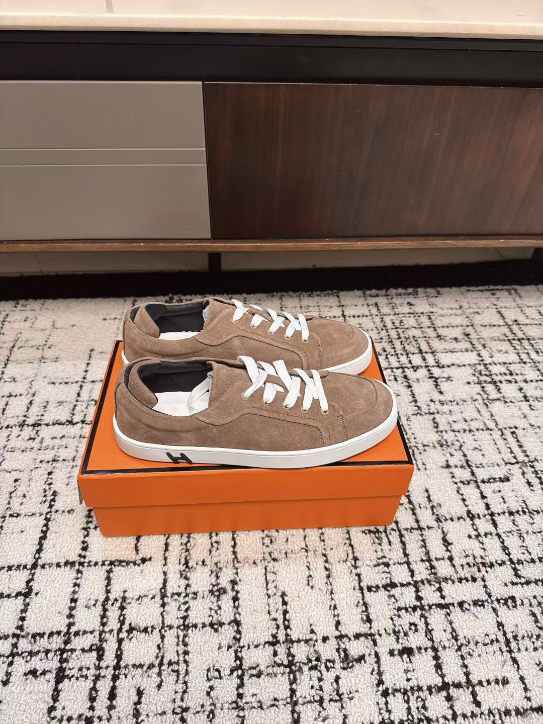 Hermes Shoes Casual Shoes Sheepskin