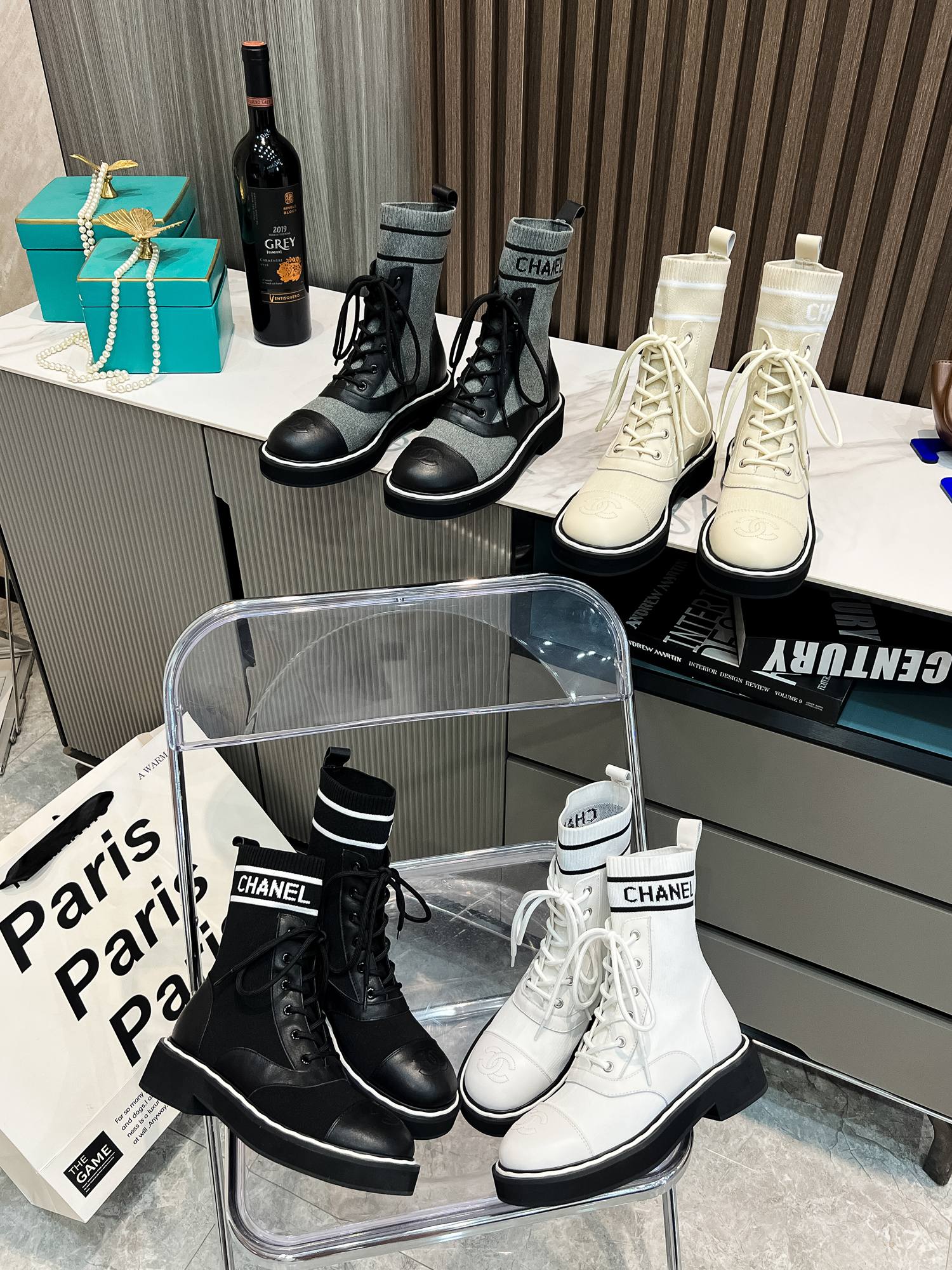 Chanel 020 boots XM092