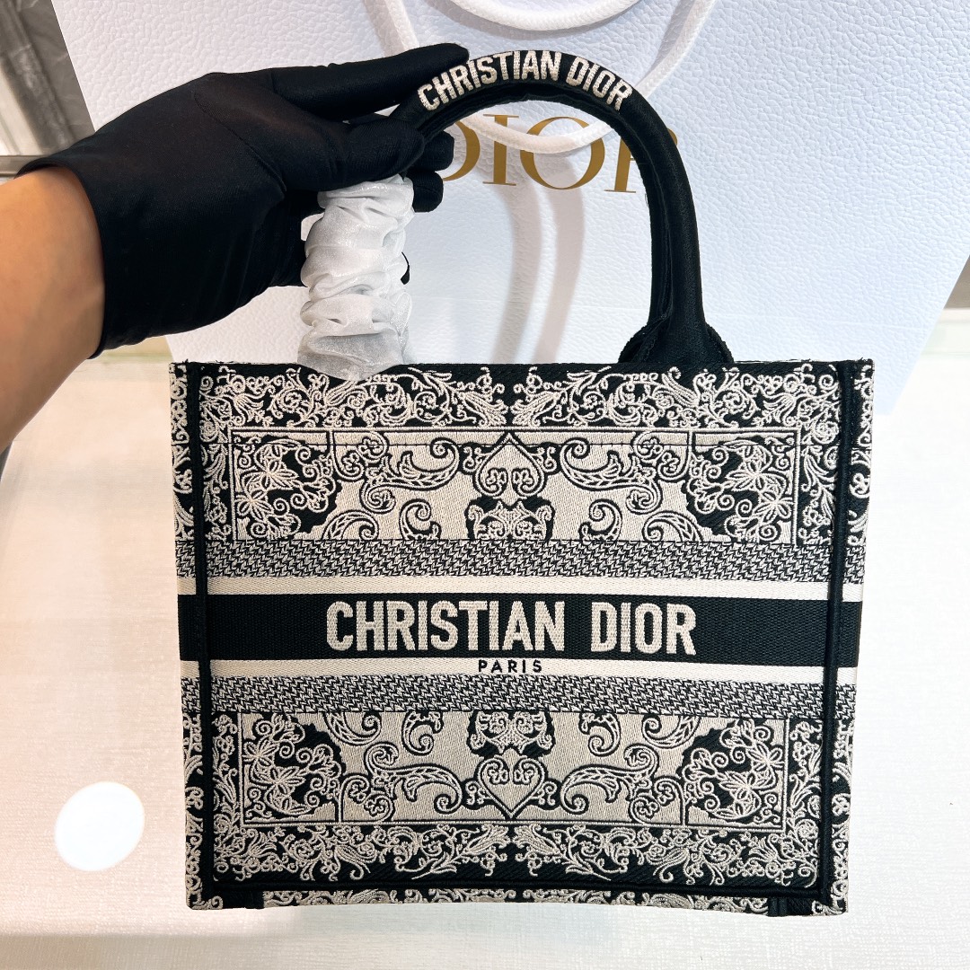 10A + top quality Small Dior Book Tote 1265 DLAM012 26.5cm