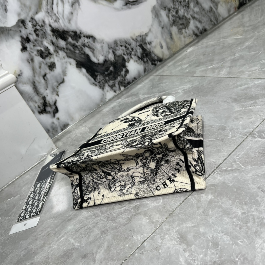 10A + top quality Small Dior Book Tote 0175 XB012 26cm