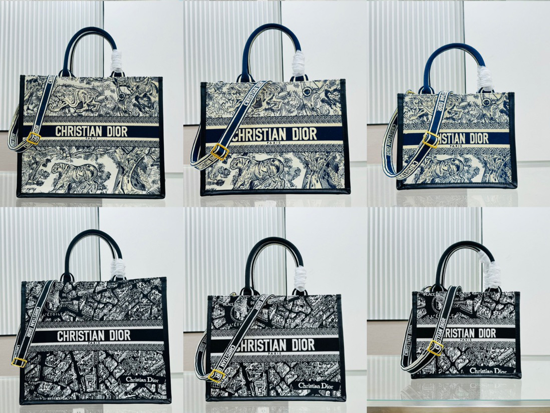 10A + top quality Dior Book Tote With Strap 8833 LM012042062 26-42cm