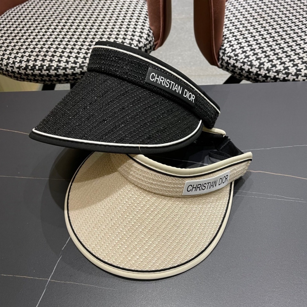 Dior Hat Empty Top Sun Protection Hat Accessories
