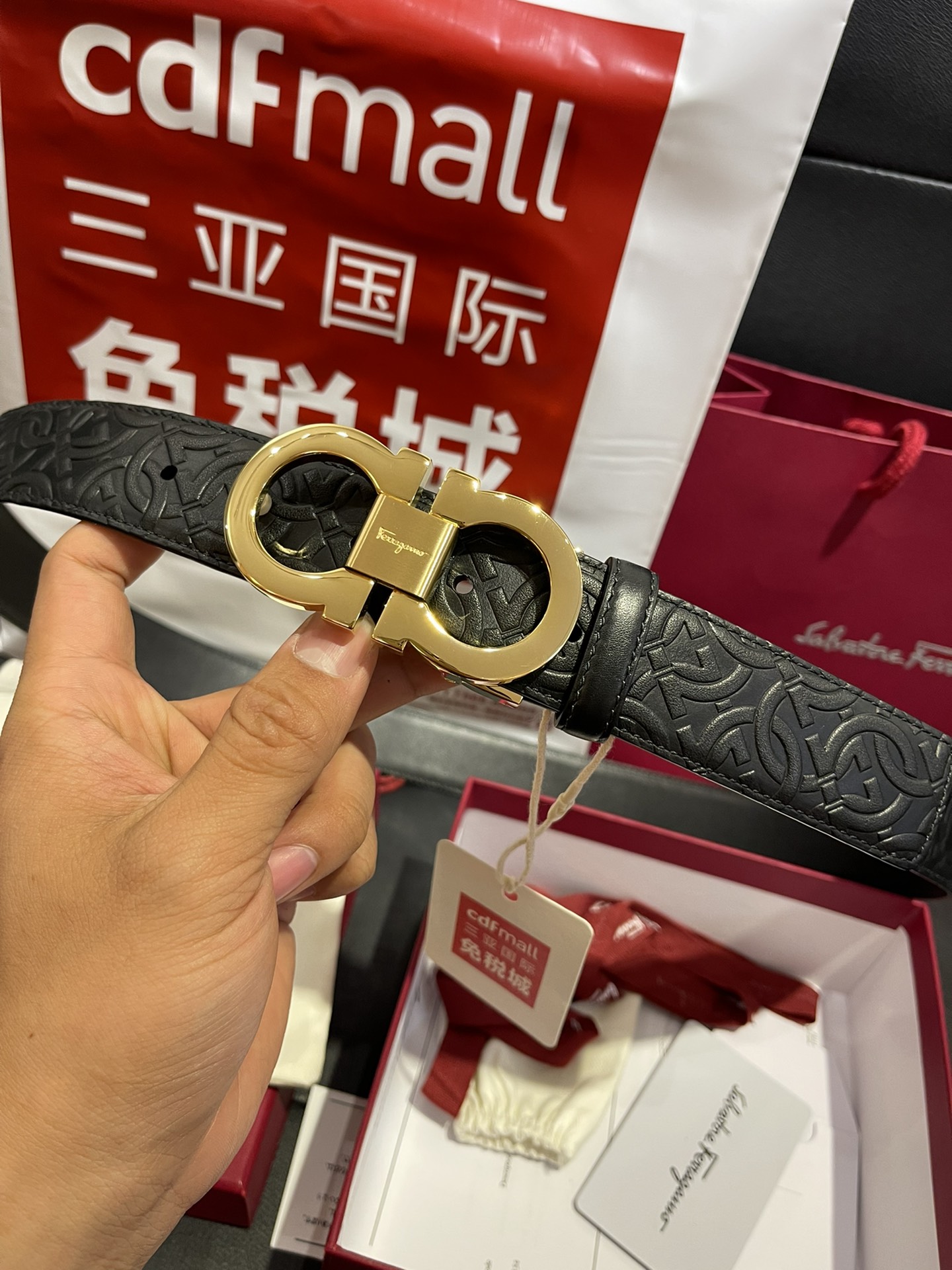 FERRAGAMO Belt 002 22PJ081 3.5cm