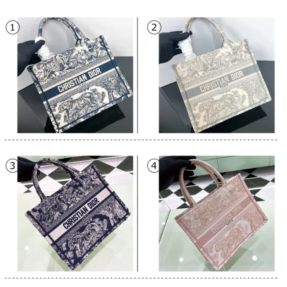 10A + top quality Small Dior Book Tote 1265 DLAM012 26.5cm