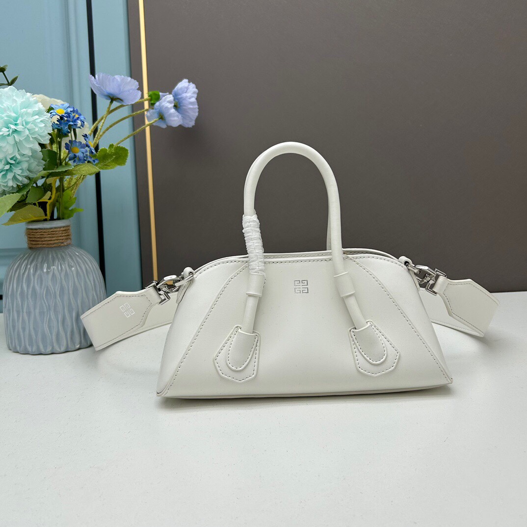 Mini Antigona Stretch Bag White 8668 LM012 25cm